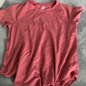 Athletic works red Small T-shirt with tie back